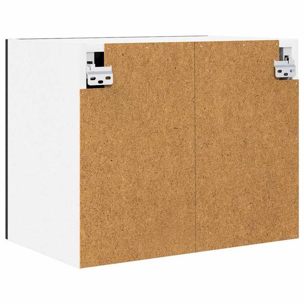 Hängeschrank 2er Set, Schwarz & Weiß, 50cm