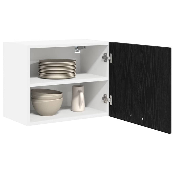 Hängeschrank 2er Set, Schwarz & Weiß, 50cm