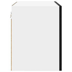 Hängeschrank 2er Set, Schwarz & Weiß, 50cm