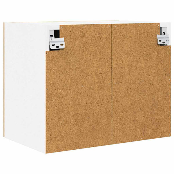 Hängeschrank 2er Set Sonoma Eiche Weiß