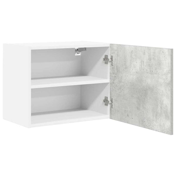 Hängeschrank Betongrau/Weiß 50x31x40cm