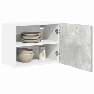 Hängeschrank Betongrau/Weiß 50x31x40cm