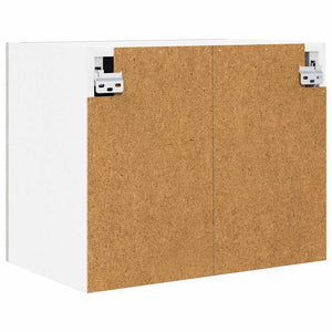 Hängeschrank 2er Set Betongrau/Weiß 50x40cm