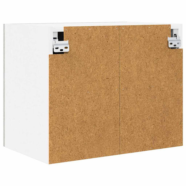 Hängeschrank 2er Set Betongrau/Weiß 50x40cm
