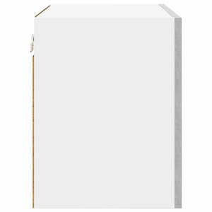 Hängeschrank 2er Set Betongrau/Weiß 50x40cm