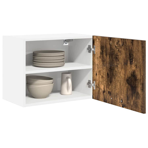 Hängeschrank Eiche/Weiß 50x31x40 cm