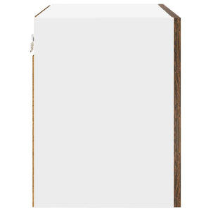 Hängeschrank Eiche/Weiß 50x31x40 cm