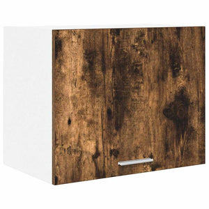 Hängeschrank 2er Set, Geräucherte Eiche/Weiß