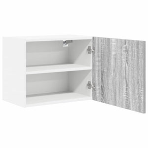 Hängeschrank Grau Sonoma Weiß 50x31x40cm