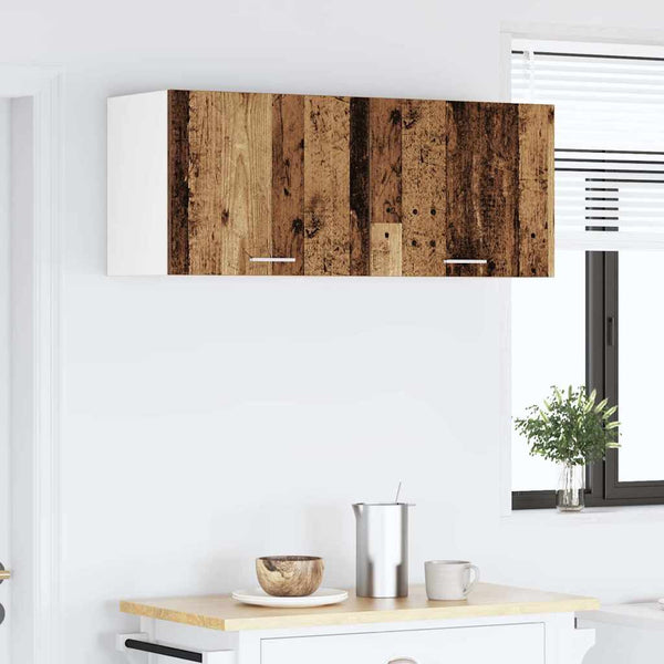 Hängeschrank Altes Holz/Weiß 50x31x40cm