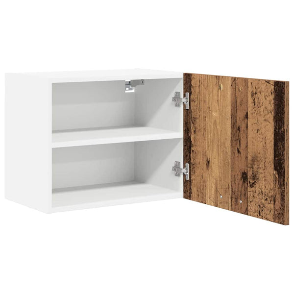 Hängeschrank Altes Holz/Weiß 50x31x40cm
