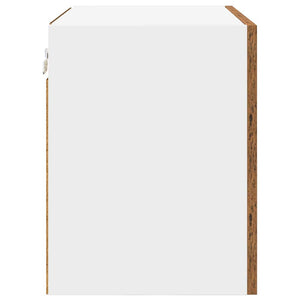 Hängeschrank Altes Holz/Weiß 50x31x40cm