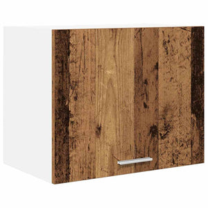 Hängeschrank 2er Set, Altholz/Weiß, 50x40 cm
