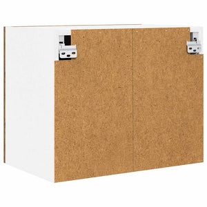 Hängeschrank 2er Set, Altholz/Weiß, 50x40 cm