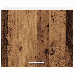 Hängeschrank 2er Set, Altholz/Weiß, 50x40 cm
