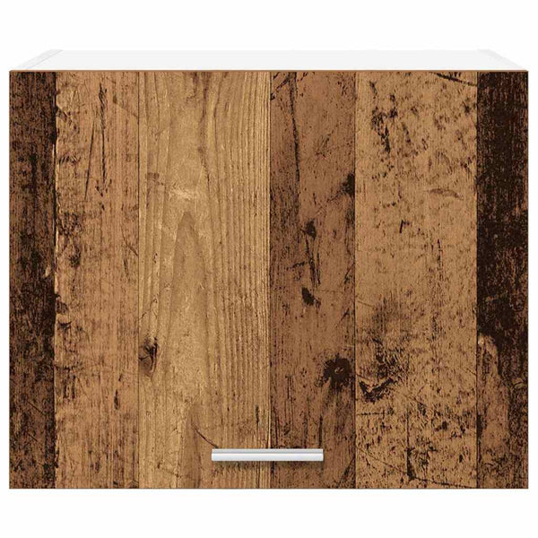Hängeschrank 2er Set, Altholz/Weiß, 50x40 cm