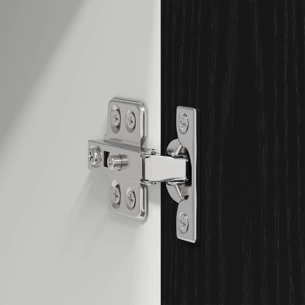 Hängeschrank Set, Schwarz & Weiß, 60 cm