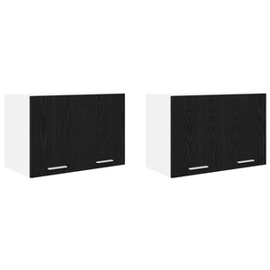 Hängeschrank Set, Schwarz & Weiß, 60 cm