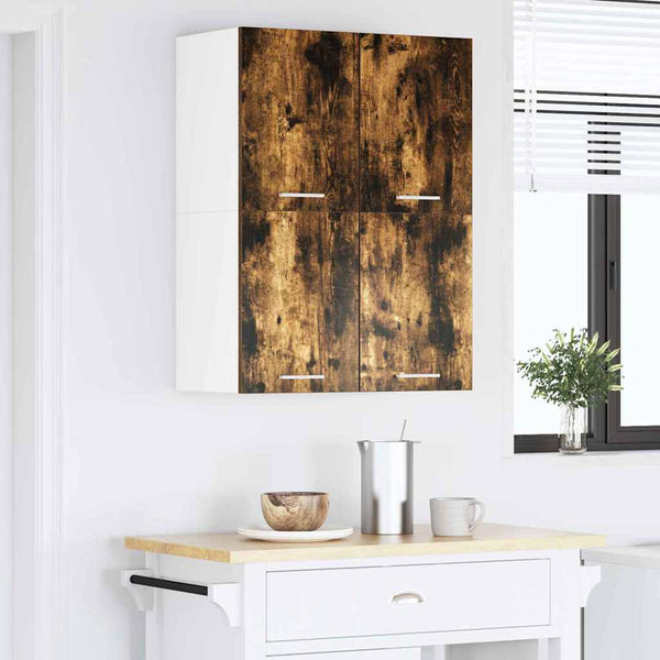 Hängeschrank Eiche/Weiß 60x40 cm