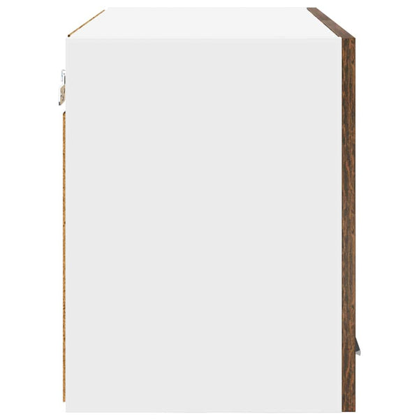 Hängeschrank Eiche/Weiß 60x40 cm