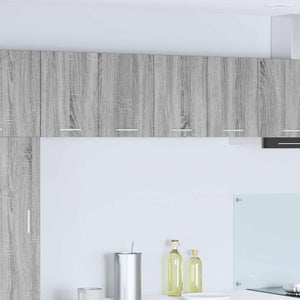 Hängeschrank 2er Set Grau/Weiß 60x40 cm