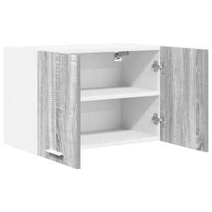 Hängeschrank 2er Set Grau/Weiß 60x40 cm