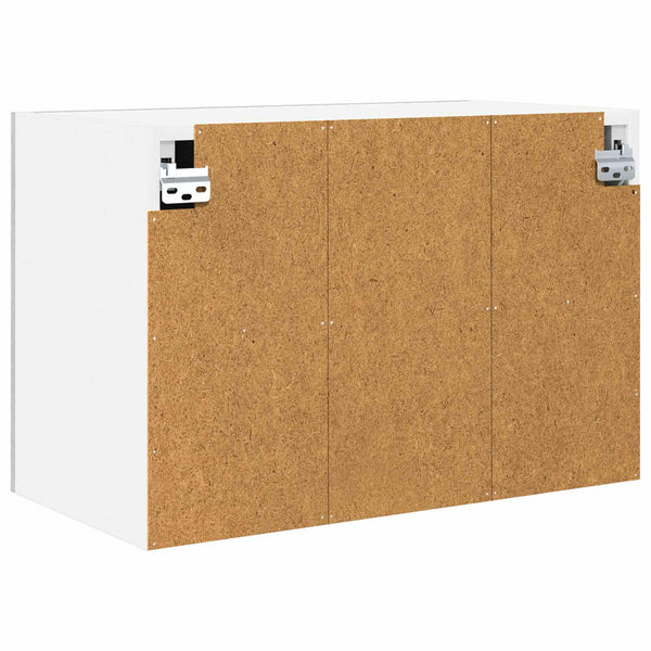 Hängeschrank 2er Set Grau/Weiß 60x40 cm