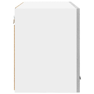 Hängeschrank 2er Set Grau/Weiß 60x40 cm