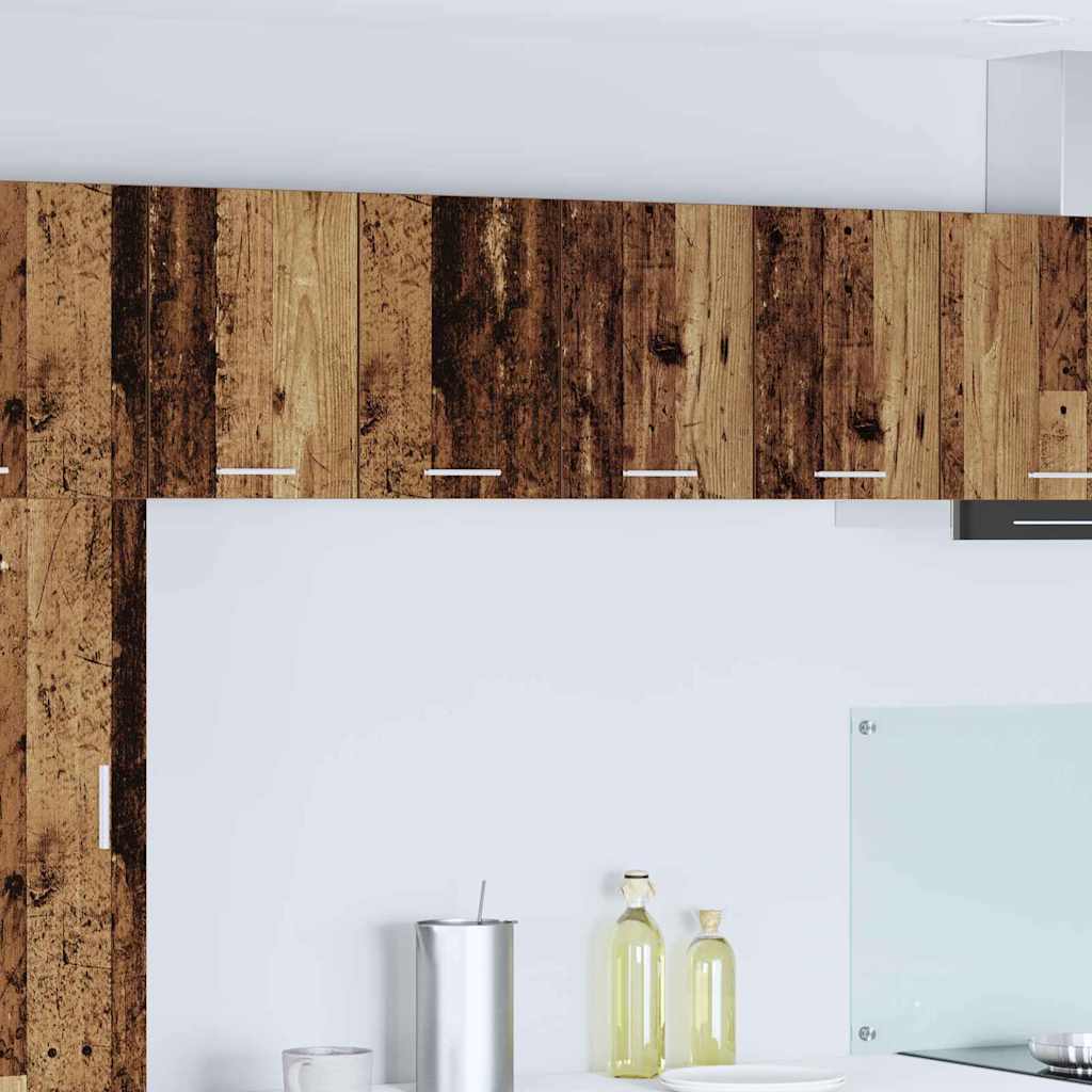 Hängeschrank Altes Holz/Weiß 60x31x40cm