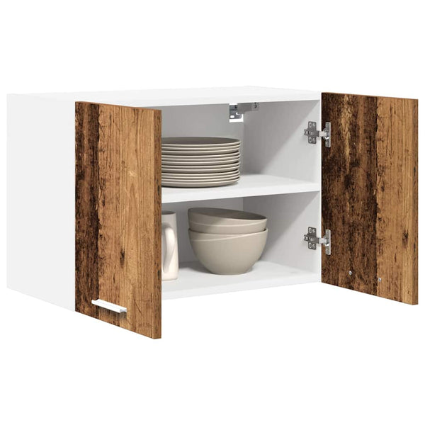 Hängeschrank Altes Holz/Weiß 60x31x40cm