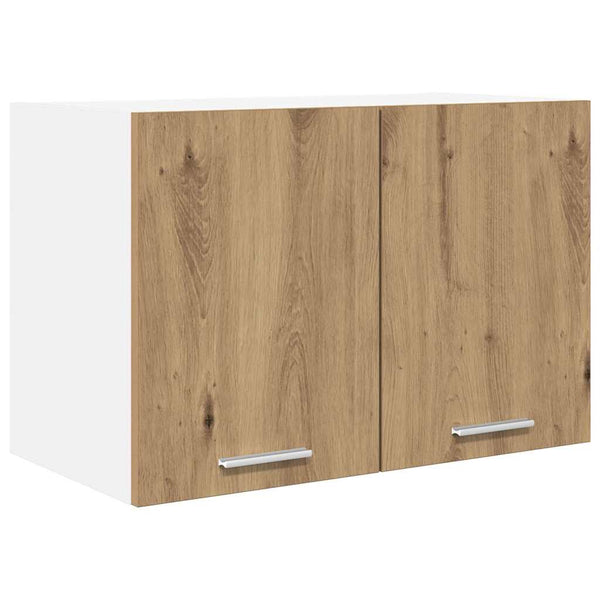 Hängeschrank 2er Set Eiche/Weiß 60cm
