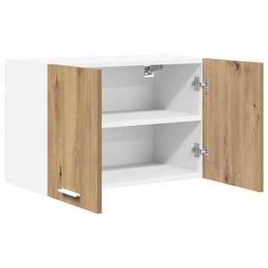 Hängeschrank 2er Set Eiche/Weiß 60cm