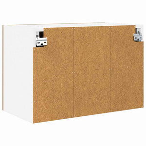 Hängeschrank 2er Set Eiche/Weiß 60cm