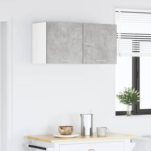 Hängeschrank Beton Grau 80 cm