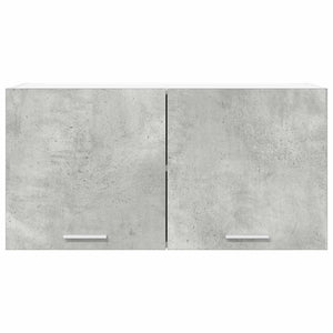 Hängeschrank Beton Grau 80 cm