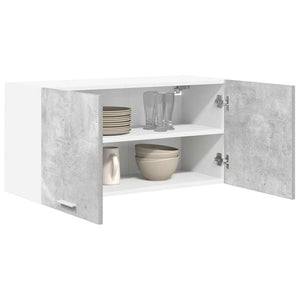 Hängeschrank Beton Grau 80 cm