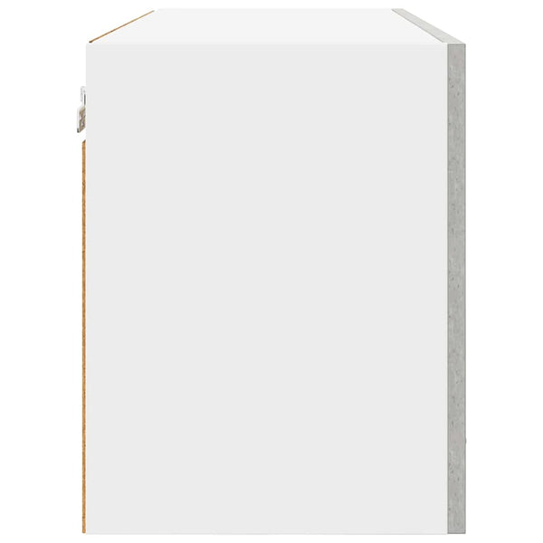 Hängeschrank Beton Grau 80 cm
