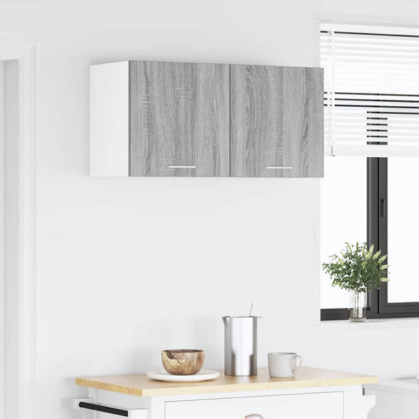 Hängeschrank Grau Sonoma 80x31x40 cm