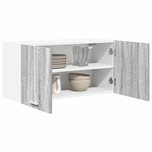 Hängeschrank Grau Sonoma 80x31x40 cm