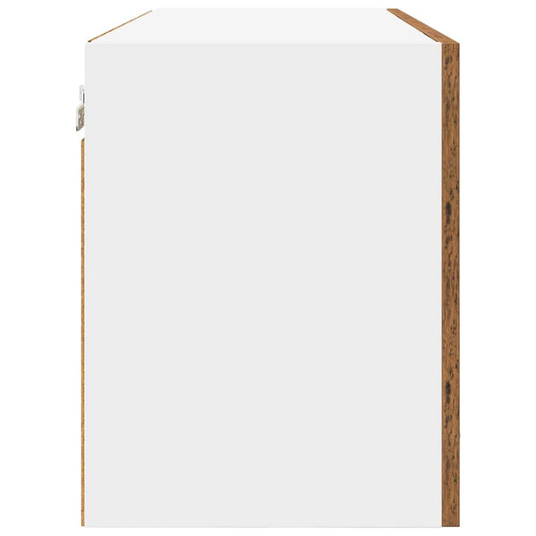 Hängeschrank Altholz 80x31x40 cm
