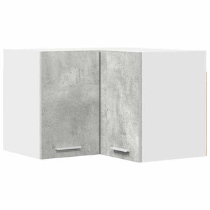 Hängeschrank Betongrau/Weiß 57x57x40 cm