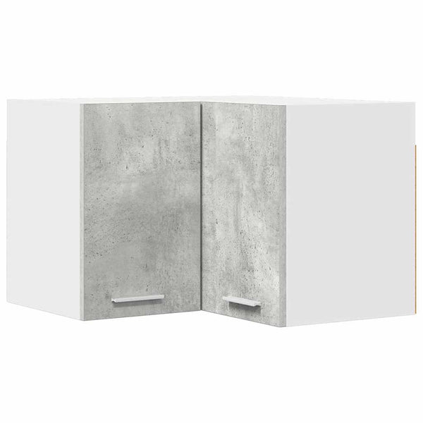 Hängeschrank Betongrau/Weiß 57x57x40 cm
