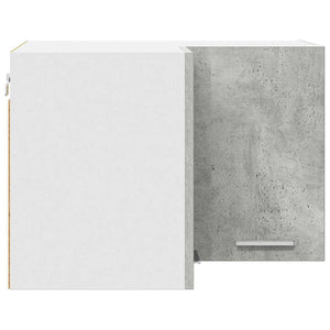Hängeschrank Betongrau/Weiß 57x57x40 cm