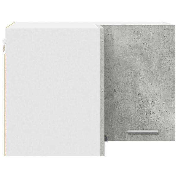 Hängeschrank Betongrau/Weiß 57x57x40 cm