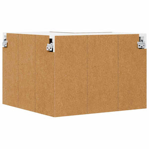 Hängeschrank, Geräucherte Eiche/Weiß, 57x57x40 cm