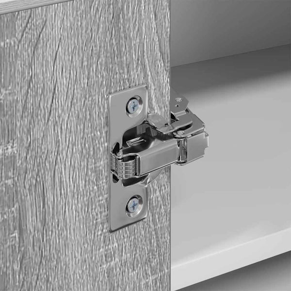 Hängeschrank Grau Sonoma/Weiß 57x57x40cm