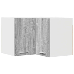 Hängeschrank Grau Sonoma/Weiß 57x57x40cm