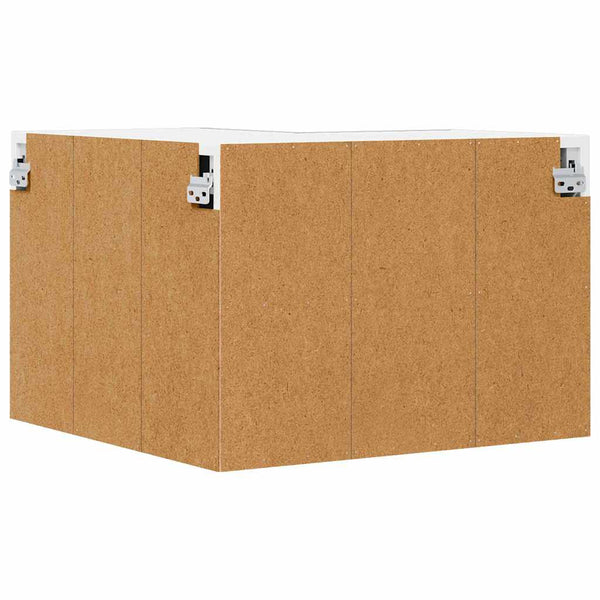 Hängeschrank Grau Sonoma/Weiß 57x57x40cm