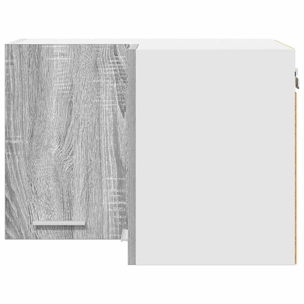 Hängeschrank Grau Sonoma/Weiß 57x57x40cm