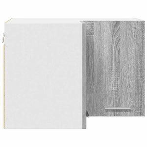 Hängeschrank Grau Sonoma/Weiß 57x57x40cm